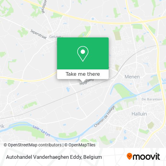 Autohandel Vanderhaeghen Eddy map