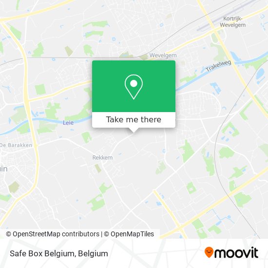 Safe Box Belgium map