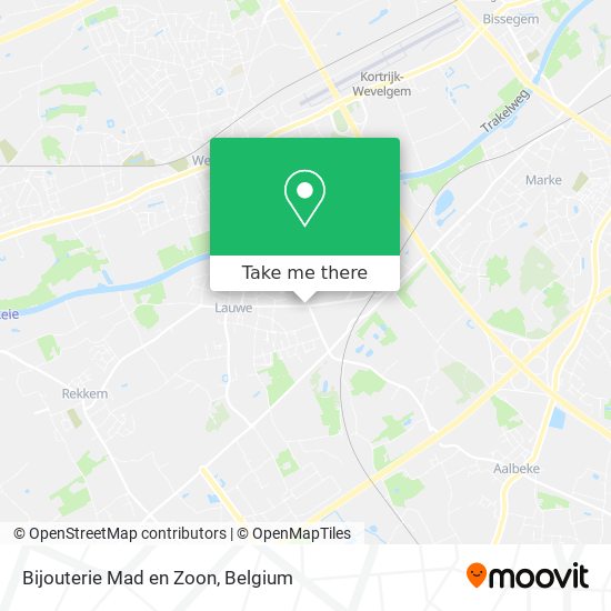 Bijouterie Mad en Zoon map