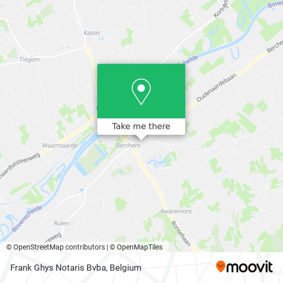 Frank Ghys Notaris Bvba map