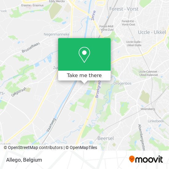 Allego map