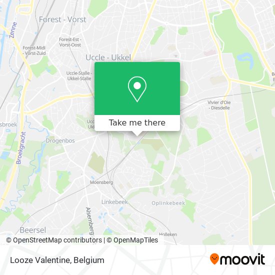 Looze Valentine map