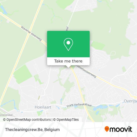 Thecleaningcrew.Be map