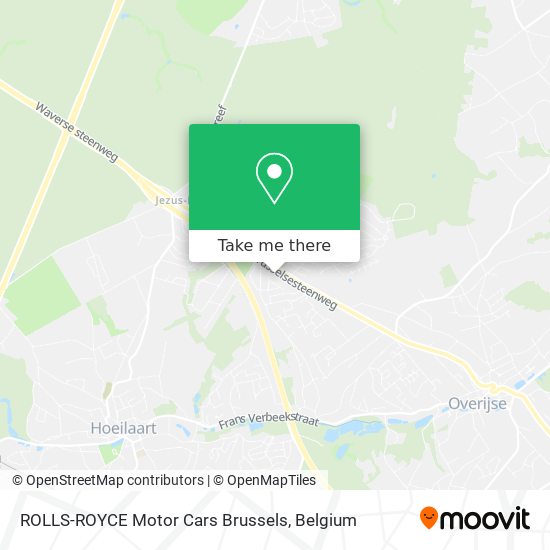 ROLLS-ROYCE Motor Cars Brussels map