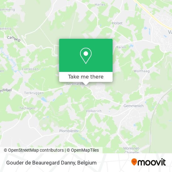 Gouder de Beauregard Danny map