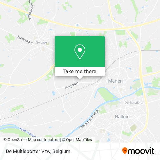 De Multisporter Vzw map