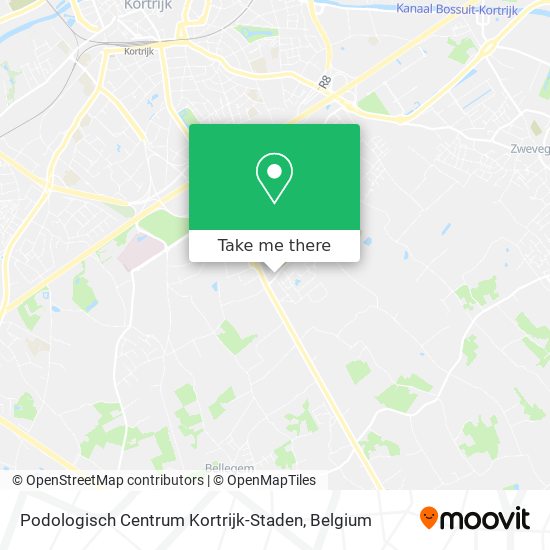 Podologisch Centrum Kortrijk-Staden map