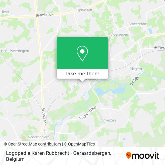 Logopedie Karen Rubbrecht - Geraardsbergen map