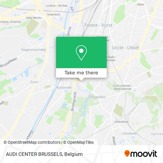 AUDI CENTER BRUSSELS plan