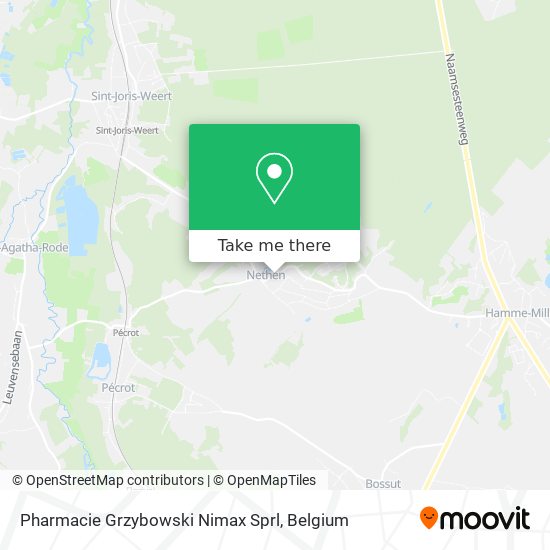 Pharmacie Grzybowski Nimax Sprl map