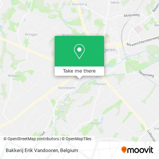 Bakkerij Erik Vandooren map