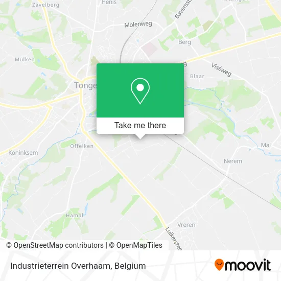Industrieterrein Overhaam map