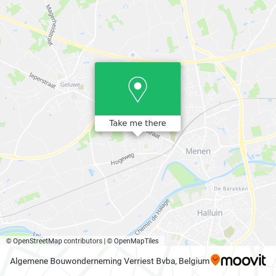 Algemene Bouwonderneming Verriest Bvba plan