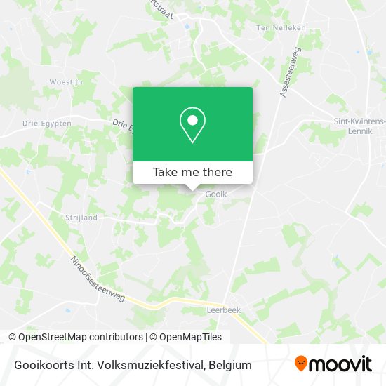 Gooikoorts Int. Volksmuziekfestival plan