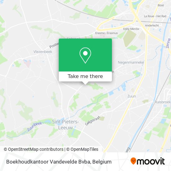 Boekhoudkantoor Vandevelde Bvba plan