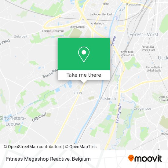 Fitness Megashop Reactive map