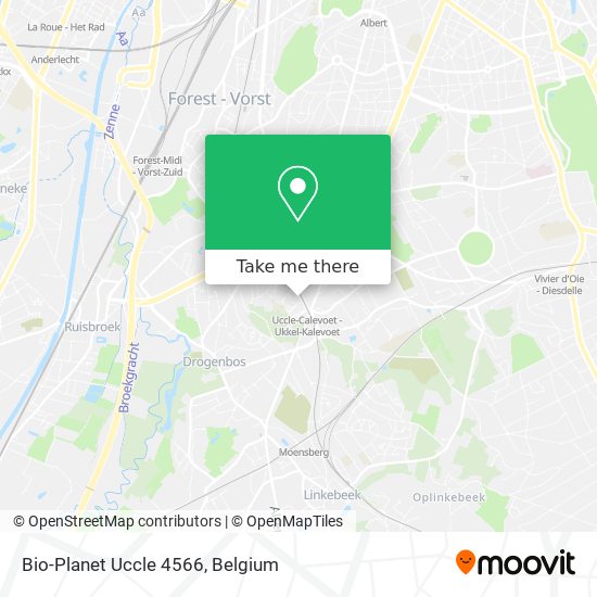 Bio-Planet Uccle 4566 map