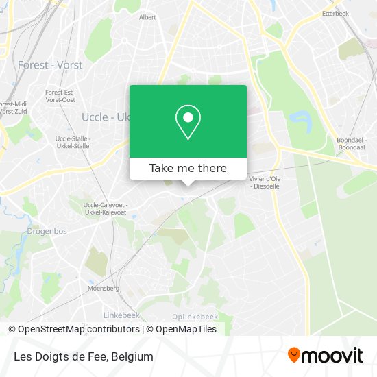 Les Doigts de Fee map