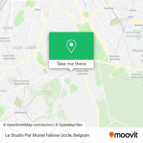 Le Studio Par Muriel Falisse Uccle map