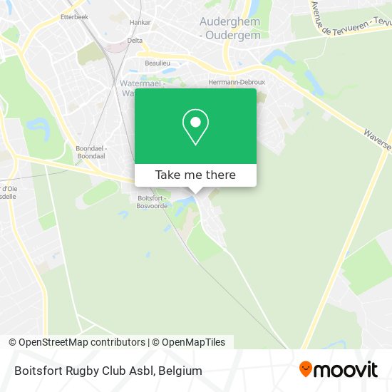 Boitsfort Rugby Club Asbl plan