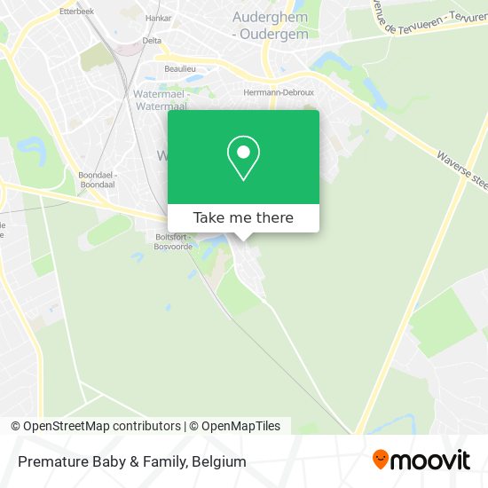 Premature Baby & Family map