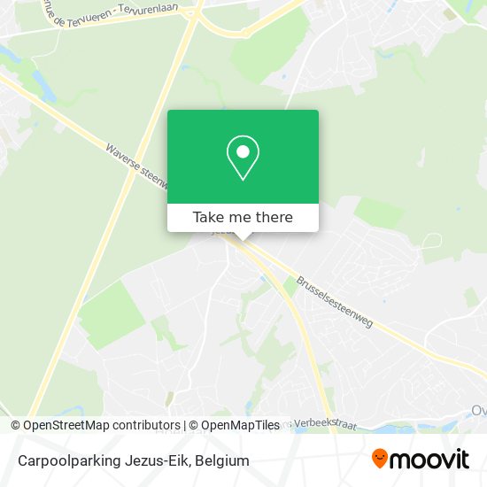 Carpoolparking Jezus-Eik plan