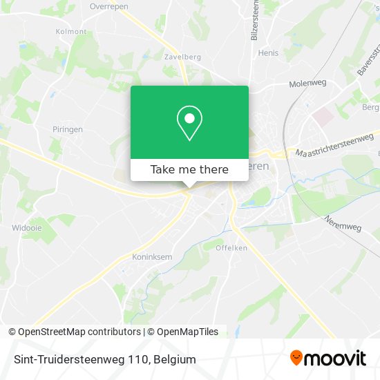 Sint-Truidersteenweg 110 plan