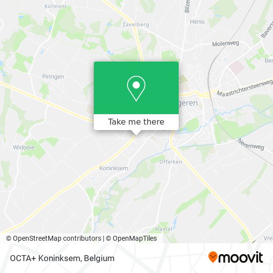 OCTA+ Koninksem map