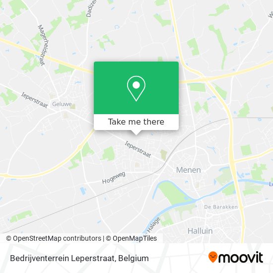 Bedrijventerrein Leperstraat map