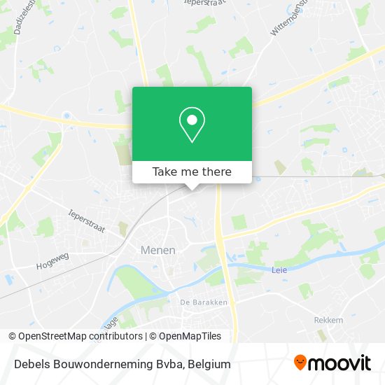 Debels Bouwonderneming Bvba plan