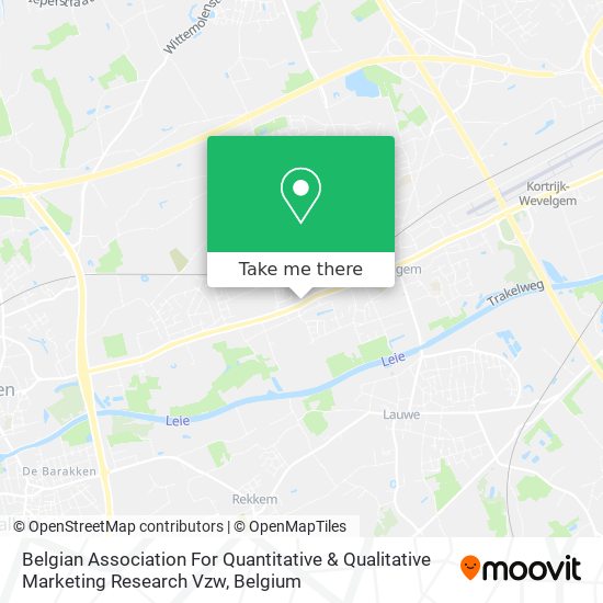 Belgian Association For Quantitative & Qualitative Marketing Research Vzw map
