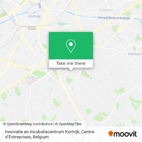 Innovatie en Incubatiecentrum Kortrijk, Centre d'Entreprises plan