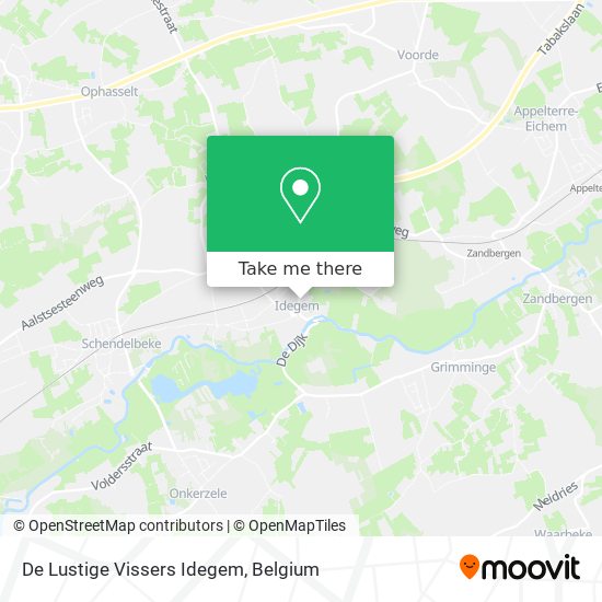 De Lustige Vissers Idegem map