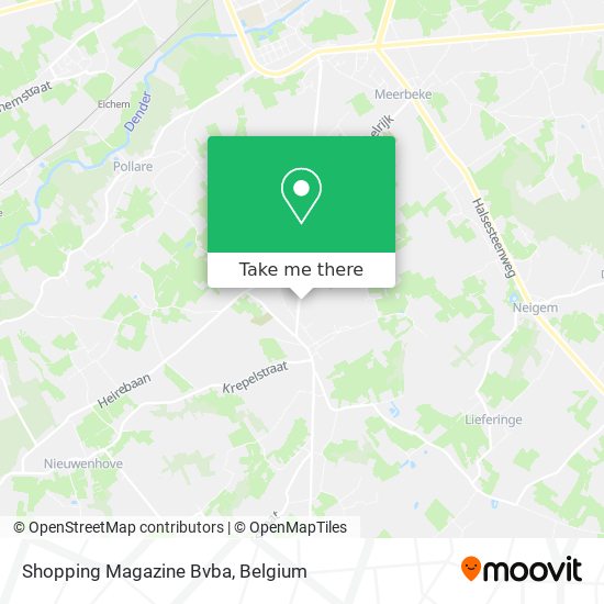 Shopping Magazine Bvba map