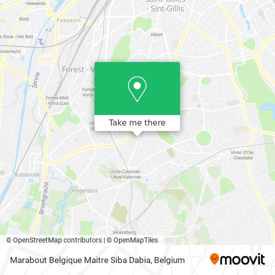 Marabout Belgique Maitre Siba Dabia map