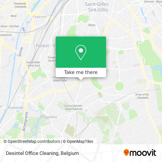 Desintel Office Cleaning map