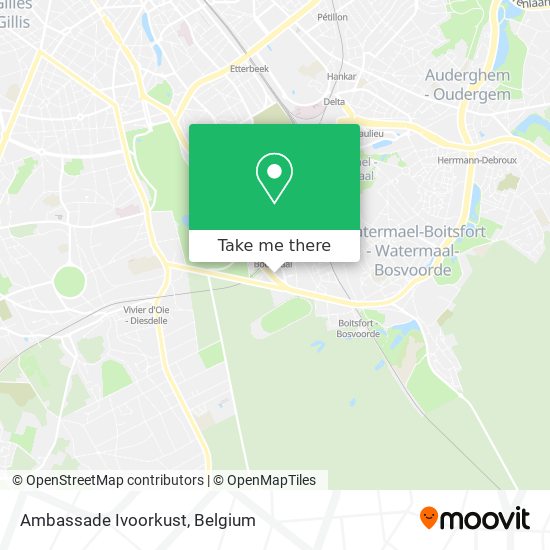 Ambassade Ivoorkust plan