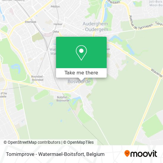 Tomimprove - Watermael-Boitsfort plan