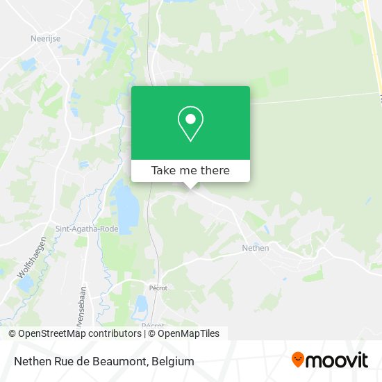 Nethen Rue de Beaumont plan