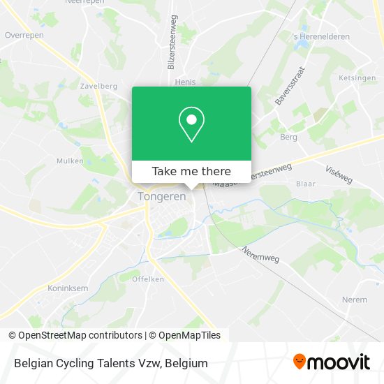 Belgian Cycling Talents Vzw map