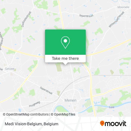 Medi Vision-Belgium map