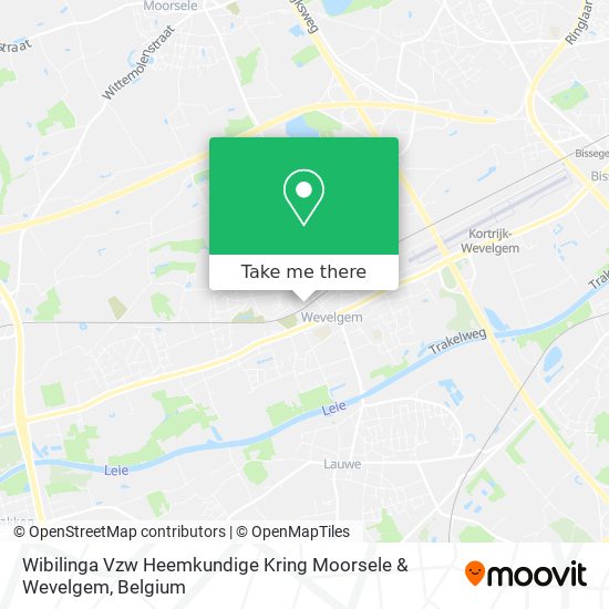 Wibilinga Vzw Heemkundige Kring Moorsele & Wevelgem map