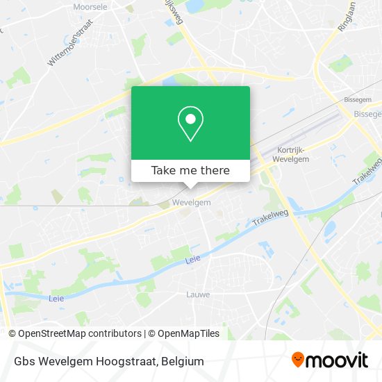 Gbs Wevelgem Hoogstraat map