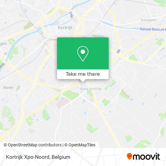 Kortrijk Xpo-Noord map