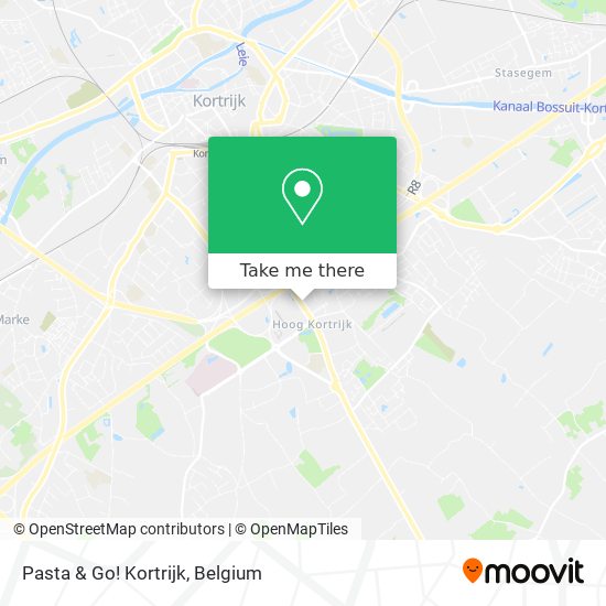 Pasta & Go! Kortrijk map