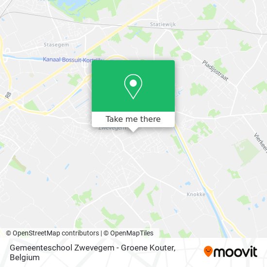 Gemeenteschool Zwevegem - Groene Kouter plan