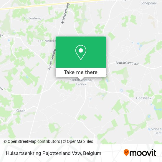 Huisartsenkring Pajottenland Vzw map