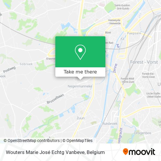 Wouters Marie José Echtg Vanbeve map