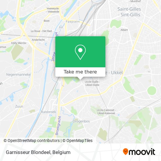 Garnisseur Blondeel map