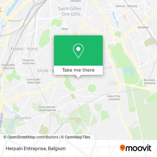 Herpain Entreprise map